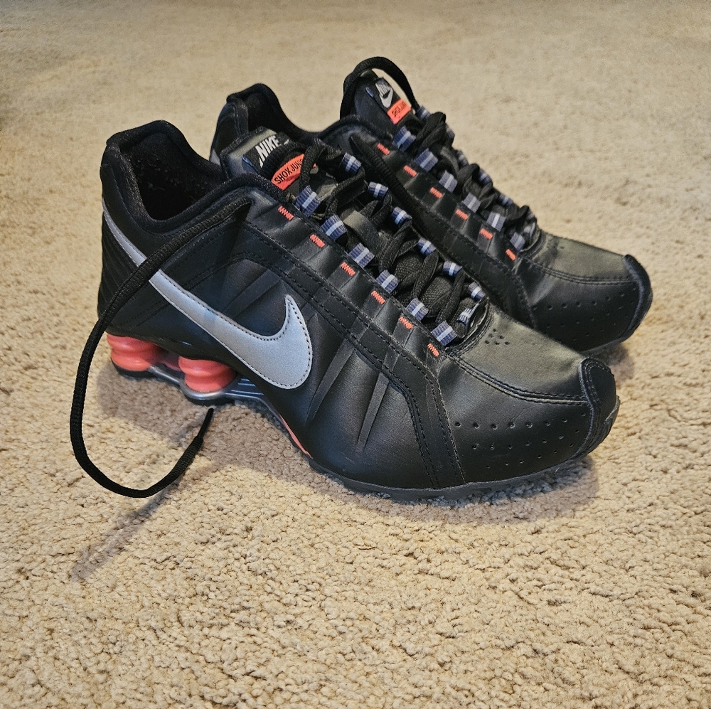 Nike Pink and Black Shoes